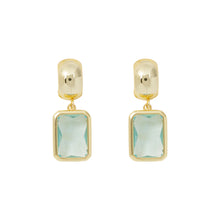 Load image into Gallery viewer, Rectangle Crystal Earrings
