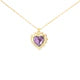 Load image into Gallery viewer, Birthstone Heart Necklace
