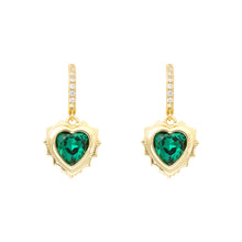 Load image into Gallery viewer, Gold Birthstone  Earring’s

