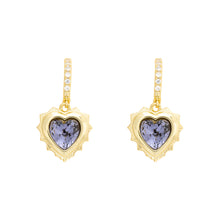 Load image into Gallery viewer, Gold Birthstone  Earring’s
