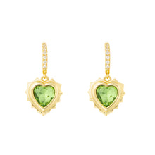 Load image into Gallery viewer, Gold Birthstone  Earring’s
