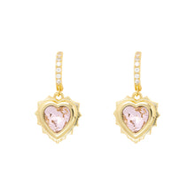 Load image into Gallery viewer, Gold Birthstone  Earring’s
