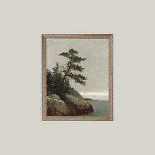 Load image into Gallery viewer, Ocean Side Framed Antique Art
