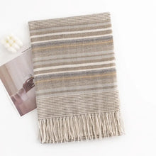 Load image into Gallery viewer, Striped Autumn-Winter Scarf
