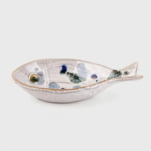 Load image into Gallery viewer, Mottled Glaze Ceramic Fish Dish
