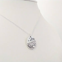 Load image into Gallery viewer, Silver Coastal Scene Necklace,
