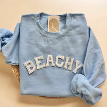 Load image into Gallery viewer, Beachy Crewneck Sweatshirt( Lt.Blue)
