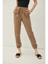 Load image into Gallery viewer, Dk Taupe High Rise Jogger Pants
