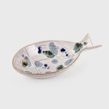 Load image into Gallery viewer, Mottled Glaze Ceramic Fish Dish

