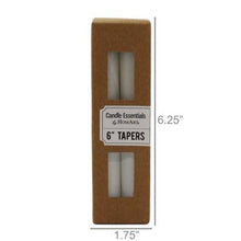 Load image into Gallery viewer, Taper 6 in - Box of 4 - Ivory
