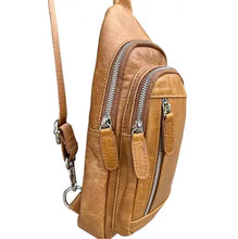 Load image into Gallery viewer, Cowhide Leather Sling Bag

