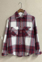 Load image into Gallery viewer, Plaid Flannel Shacket Jacket
