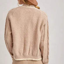 Load image into Gallery viewer, Terry Cable Knit Cardigan
