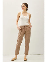 Load image into Gallery viewer, Tencel Tapered Pants( Dk.Taupe)
