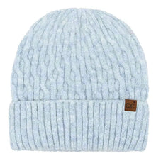 Load image into Gallery viewer, Chain Link Cable Cuff Beanie

