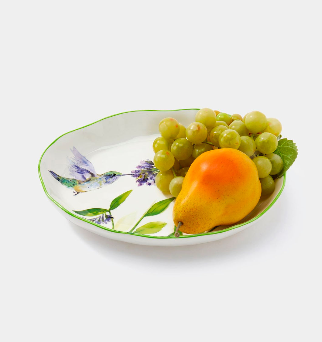 Ceramic Hummingbird Plate