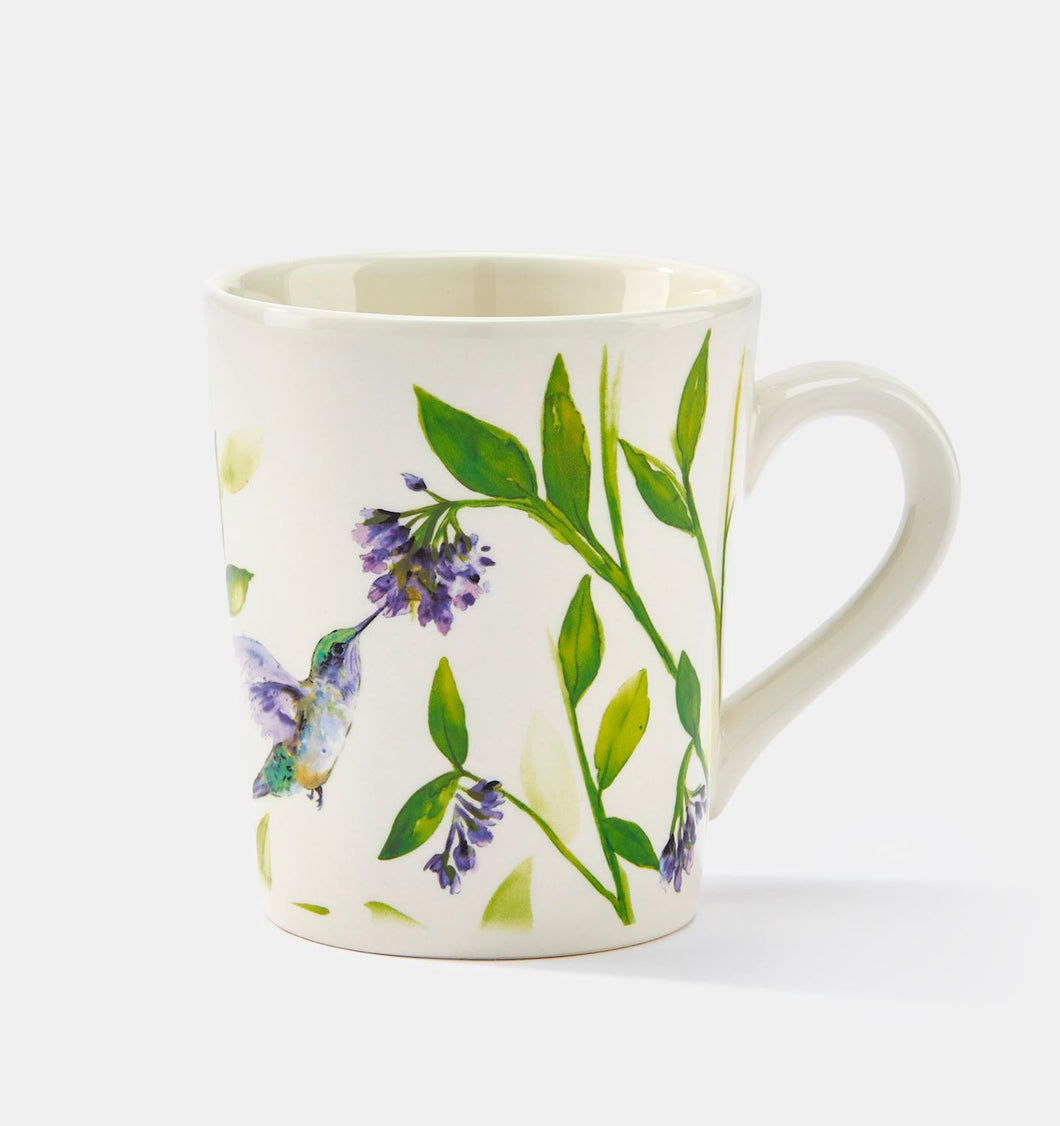 Ceramic Lavender Leaf Mug