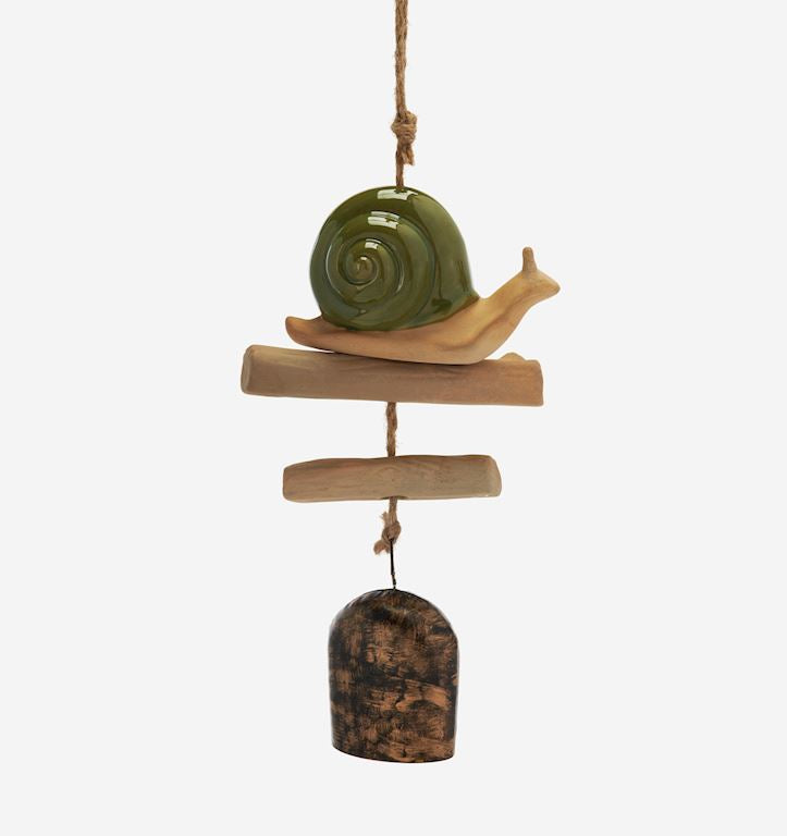 Ceramic Snail Wind-bell