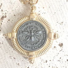 Load image into Gallery viewer, Bee Coin Necklace
