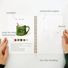 Load image into Gallery viewer, Christmas Watercolor Workbook
