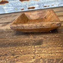 Load image into Gallery viewer, Petite Wood Square Bowl
