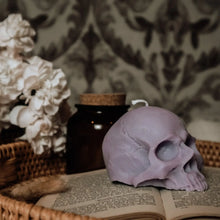 Load image into Gallery viewer, Half Skull | Pillar Candle
