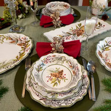 Load image into Gallery viewer, Winters Forest Xmas Hw Melm Plate 9in

