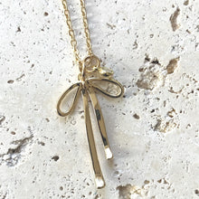 Load image into Gallery viewer, Ribbon Bow Charm Necklace
