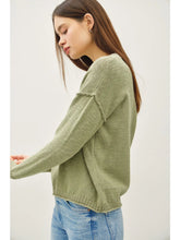 Load image into Gallery viewer, ISage- nside Out Drop Shoulder Pullover
