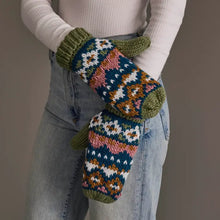 Load image into Gallery viewer, Multi Color Patterned Mittens
