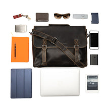 Load image into Gallery viewer, Leather Laptop Bag- Portland
