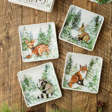 Load image into Gallery viewer, Winter Cabin Dessert Plate 9 Asst.
