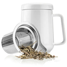 Load image into Gallery viewer, Ceramic Mug with Metal Infuser 19oz
