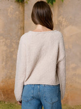 Load image into Gallery viewer, Long Sleeve Fuzzy Knit Pullover
