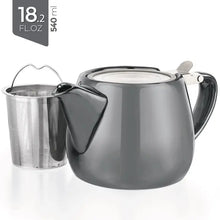 Load image into Gallery viewer, Porcelain Teapot W/ Metal Infuser 18.2oz
