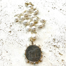 Load image into Gallery viewer, Horse  French Coin  Necklace
