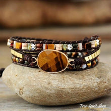 Load image into Gallery viewer, Tiger Eye &amp; Mixed Stone Bracelet
