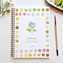 Load image into Gallery viewer, Flowers Watercolor Workbook
