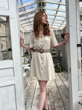 Load image into Gallery viewer, BYFalakka Button Front Dress( Cream )
