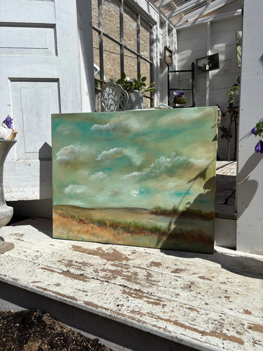 Early Morning Field Reproduction Art Print