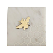 Load image into Gallery viewer, Marble Coaster, Bee
