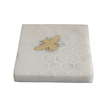Load image into Gallery viewer, Marble Coaster, Bee
