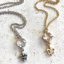 Load image into Gallery viewer, Fleur De Lis  Louisana Necklace

