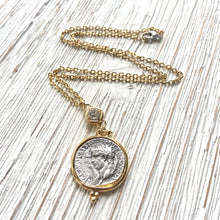 Load image into Gallery viewer, Greek Coin Necklace
