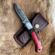 Load image into Gallery viewer, Pocket Knife Red Diamond Wood 6.5&#39;&#39;
