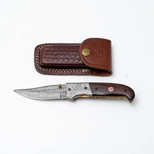 Load image into Gallery viewer, Damascus Folding Knife-TF-001
