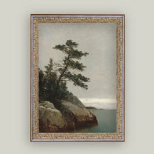 Load image into Gallery viewer, Ocean Side Framed Antique Art
