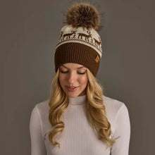 Load image into Gallery viewer, Deer Patterned Pom Hat
