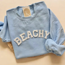 Load image into Gallery viewer, Beachy Crewneck Sweatshirt( Lt.Blue)
