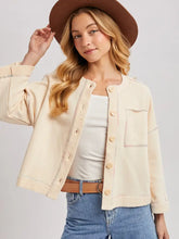 Load image into Gallery viewer, Boxy Knit Cardigan(Ecru)
